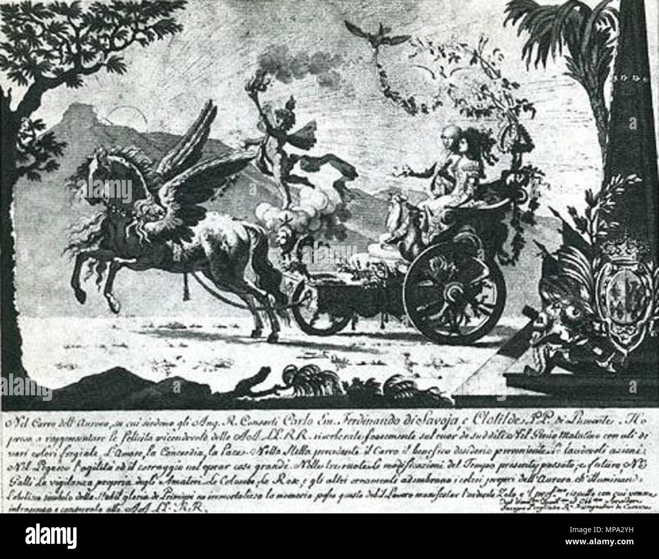 . Inglese: disegno allegorico del matrimonio di Maria Clotilde di Francia con il Principe di Piemonte nel mese di agosto 1775 . 1775. Sconosciuto 864 il matrimonio di Maria Clotilde di Francia con il Principe di Piemonte in agosto 1775 Foto Stock