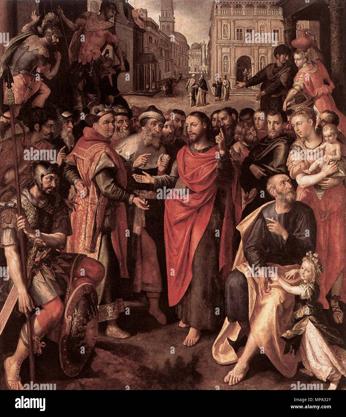 L'imperatore del pedaggio 1601. 864 Marten de Vos imperatore-1- Foto Stock