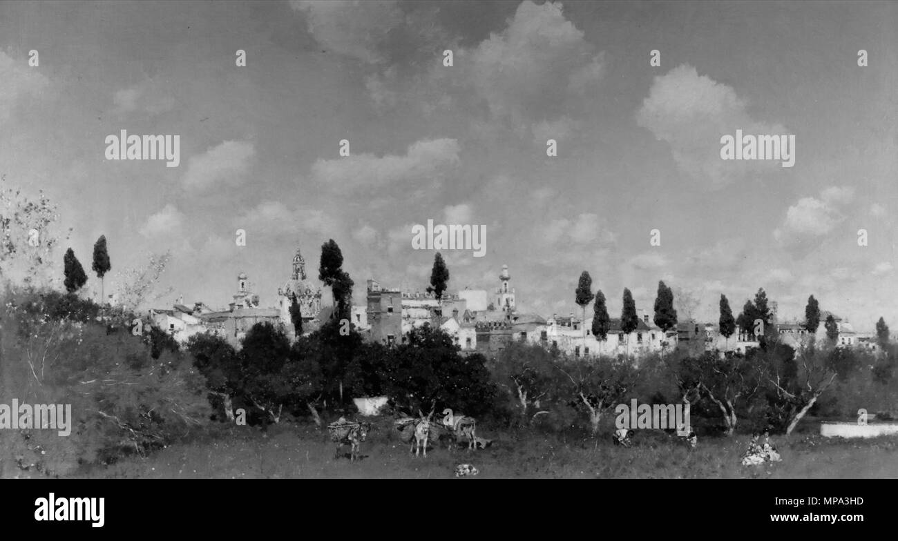 37.185 866 Martín Rico y Ortega - Raduno arance, Granada - Walters 37185 (2) Foto Stock