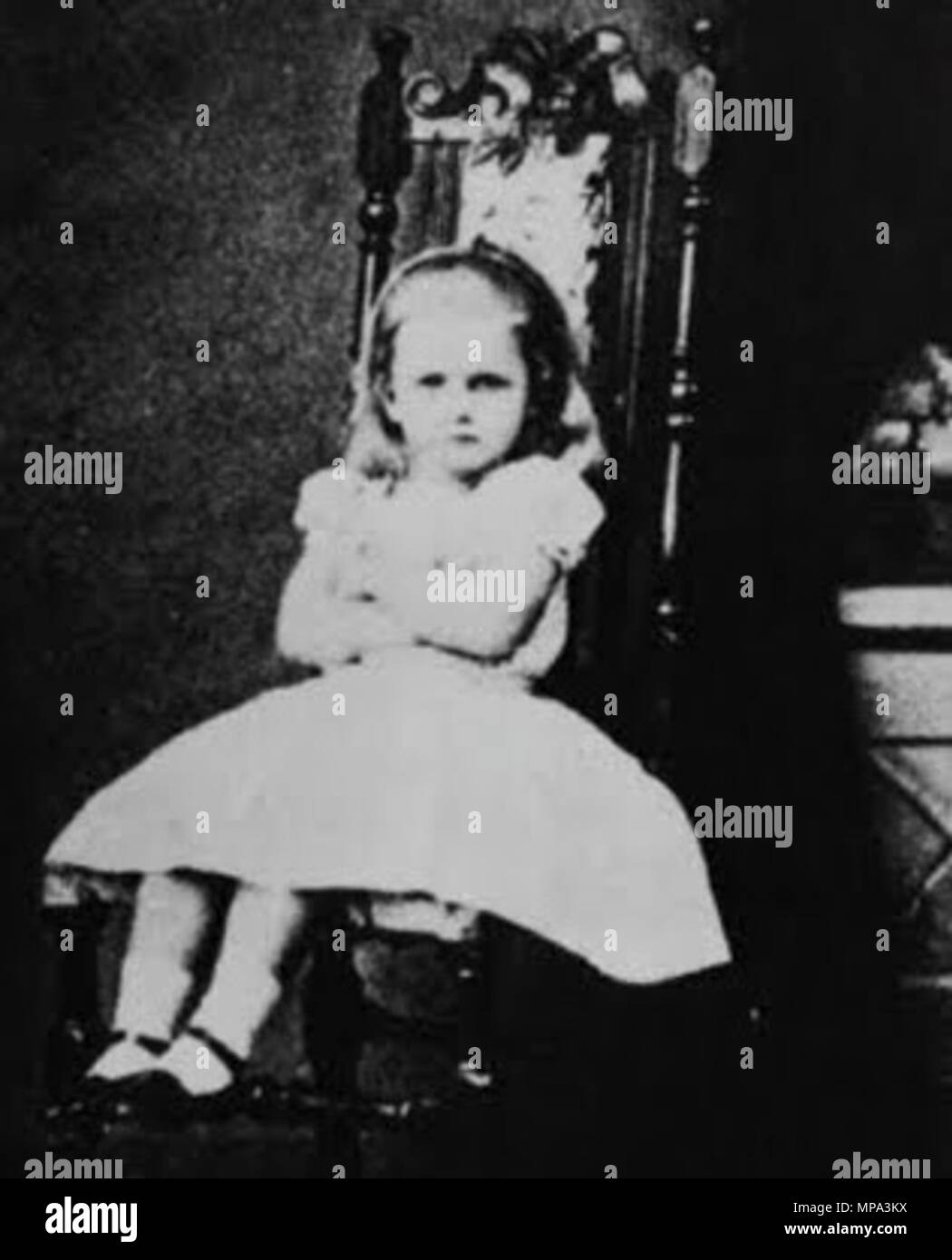 . Русский: Lewis Carroll (1832-1898). Maria Hilton Badcock. 1865. Lewis Carroll (1832-1898) 867 Maria Hilton Babcock Foto Stock