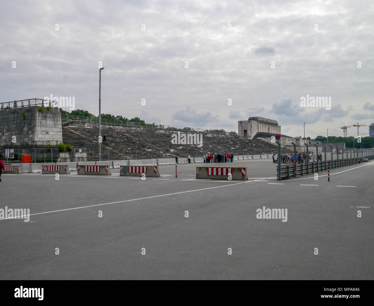 Partito nazista Rally motivi Norimberga Foto Stock