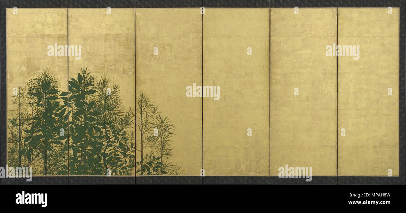 Alberi, uno di una coppia con F1962.32 . 870 Master di I-nen guarnizione - alberi (2) - Google Art Project Foto Stock