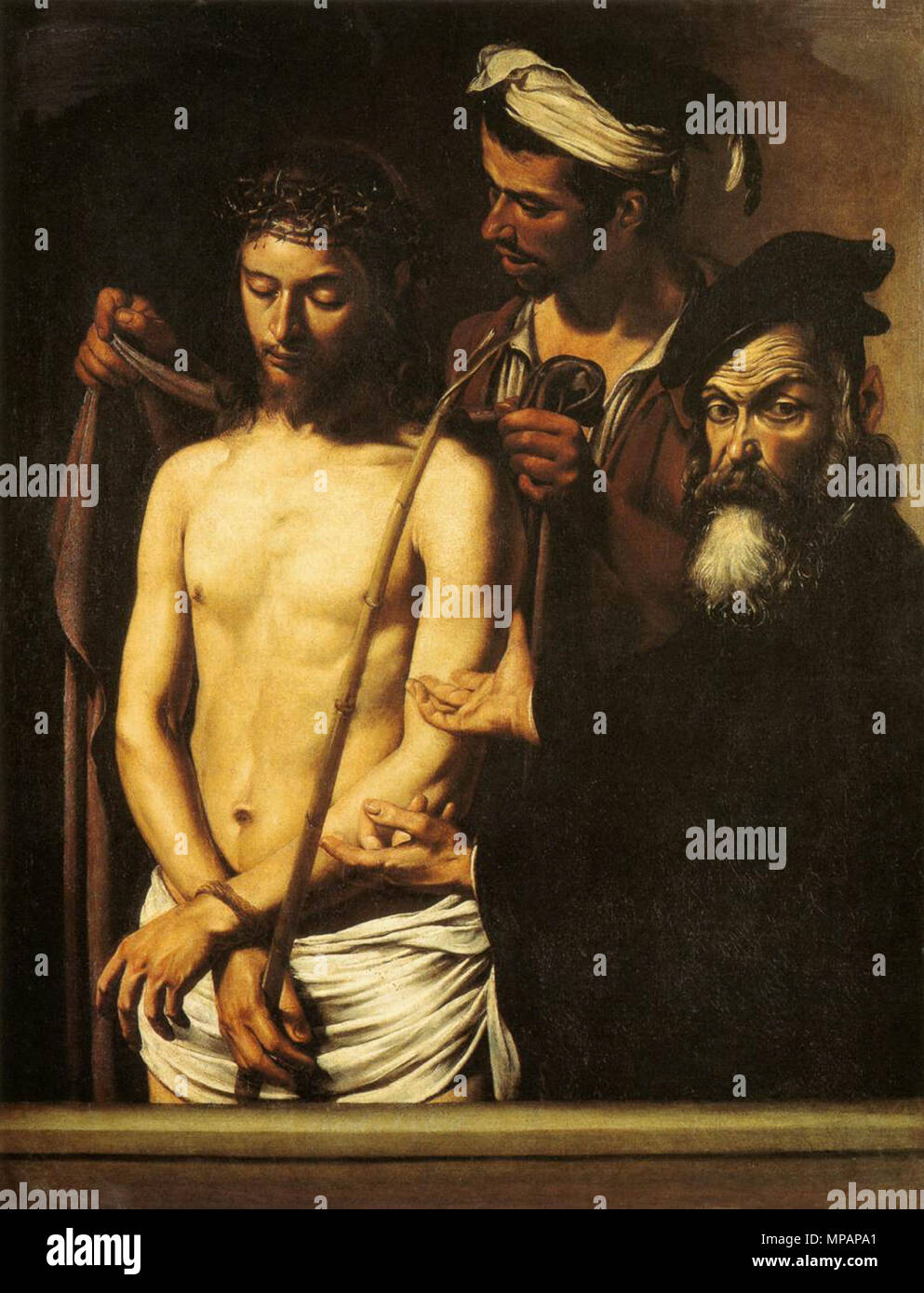 Ecce Homo circa 1606. 889 Michelangelo Merisi da Caravaggio - Ecce Homo - WGA04162 Foto Stock