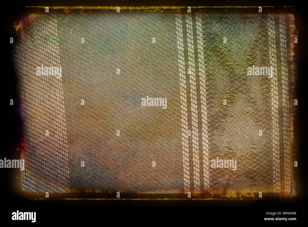 Una fotografia che mostra il dettaglio di una sella di cavallo pad Foto Stock