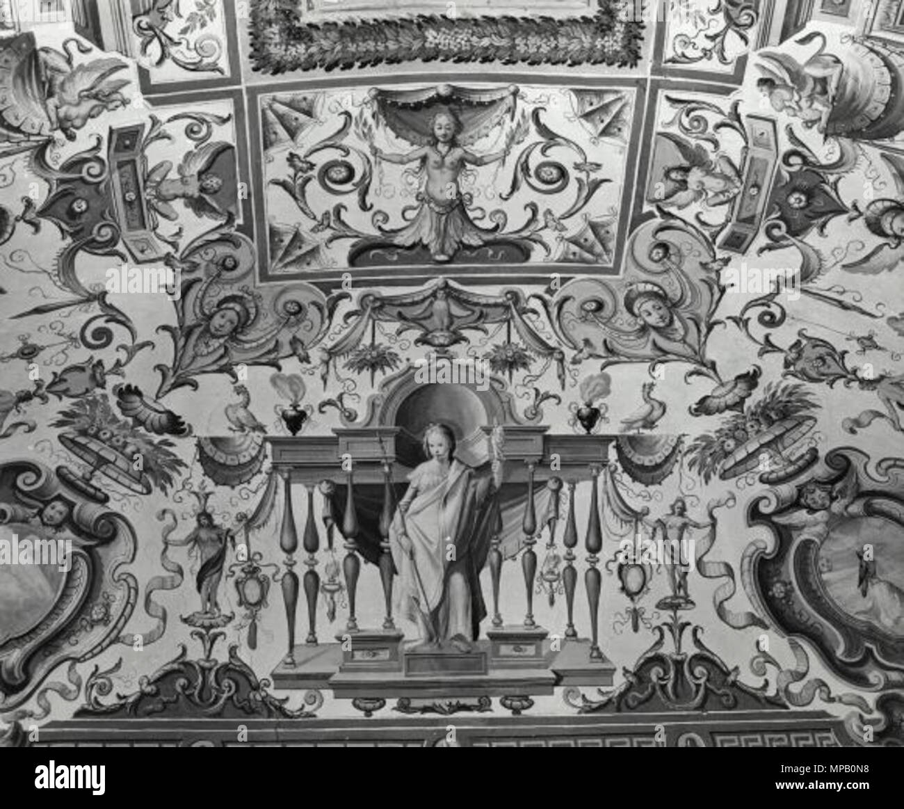 1031 Prospero Orsi-Grottesche-Palazzo Locatelli-Assisi Foto Stock