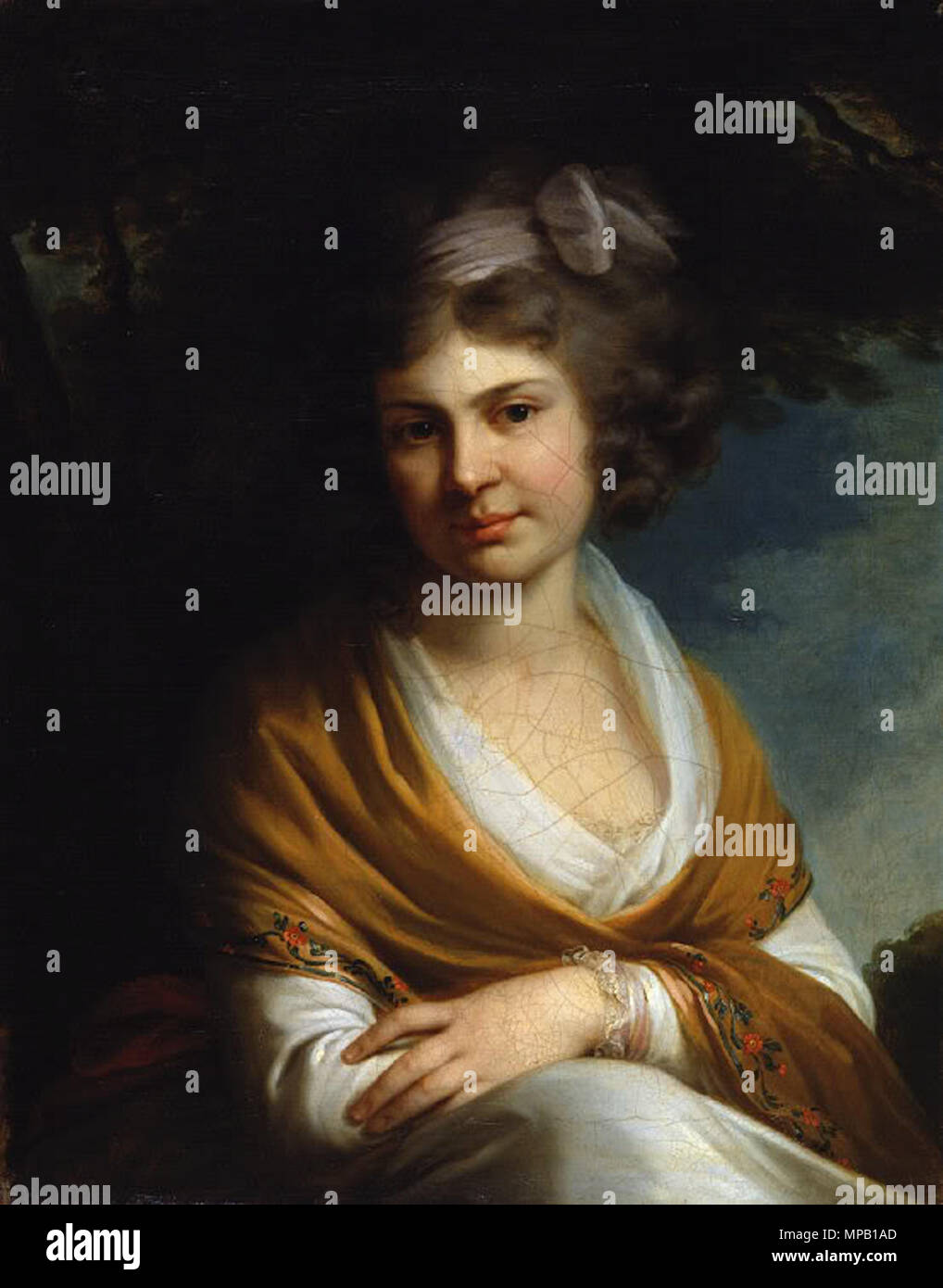 . Ritratto della contessa Natalia Suvorova (1775-1844), Figlia di Alexander Suvorov. 1795. Johann Baptist von Lampi il Vecchio (1751-1830) nomi alternativi Giovanni Battista Lampi Descrizione ritratto italiano pittore padre di Johann Baptist von Lampi il giovane Data di nascita e morte 31 Dicembre 1751 11 febbraio 1830 Luogo di nascita e morte Romeno (Alto Adige) Vienna sede di lavoro Verona, Vienna, Varsavia, Kórnik, San Pietroburgo Autorità controllo : Q699740 VIAF: 5194786 ISNI: 0000 0001 0865 4701 ULAN: 500004776 LCCN: n2002056728 WGA: Lampi, Johann Baptist ho WorldCat 918 Natalia daugh Foto Stock