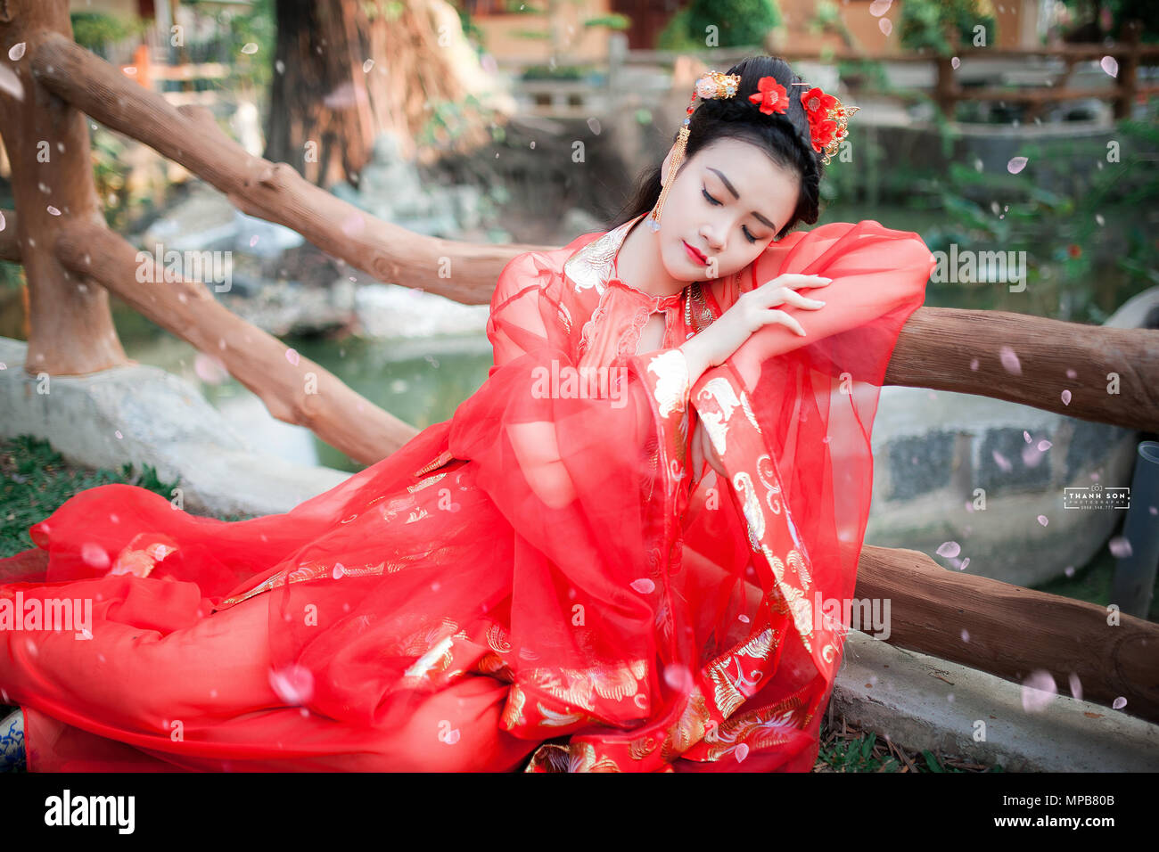 Belle ragazze con pura bellezza Foto Stock