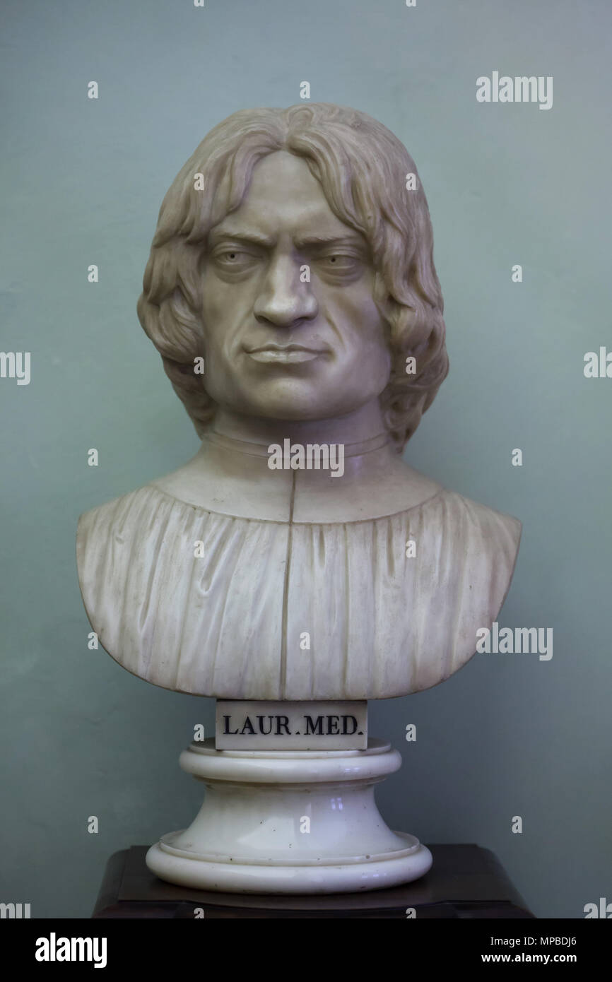 Busto in marmo di Lorenzo de' Medici noto anche come Lorenzo il