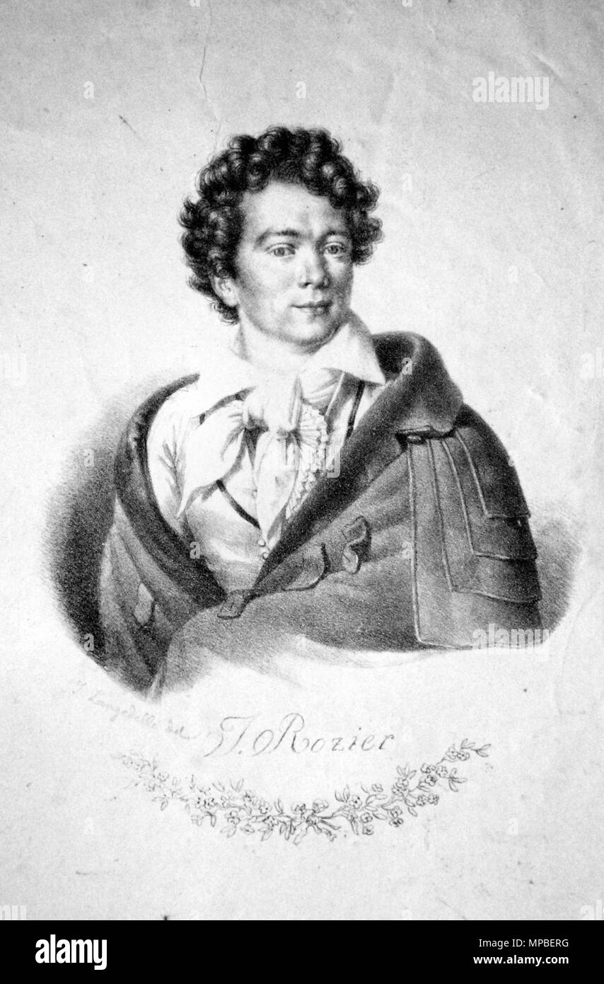 Fotocamere digitali Olympus . Deutsch: Jean Rozier (1789-1861), französischer Tänzer. Lithographie von Josef Lanzedelli d. Ä., um 1820 . circa 1820. Josef Lanzedelli d. Ä. (1772-1831) 711 Jean Rozier Litho Foto Stock