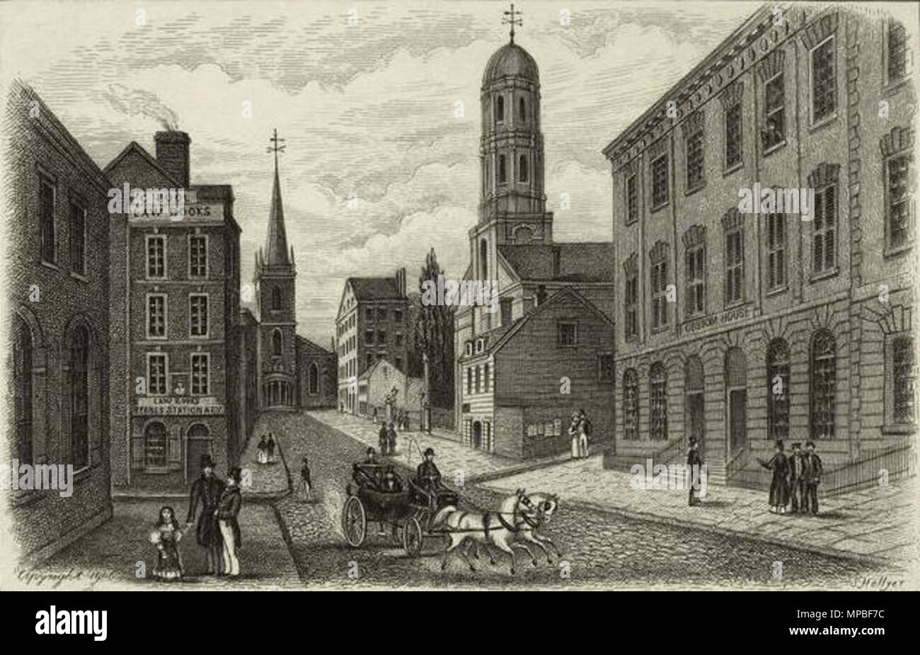 . Inglese: New York, Wall Street 1825 . 15 ottobre 2013, 01:39:49. Samuel Hollyer (1826-1919) Descrizione American incisore, Data di nascita e morte 26 Febbraio 1826 29 dicembre 1919 Luogo di nascita London Authority control : Q18508639 VIAF: 7257237 LCCN: nr92036069 WorldCat 923 New York, Wall Street 1825 Foto Stock