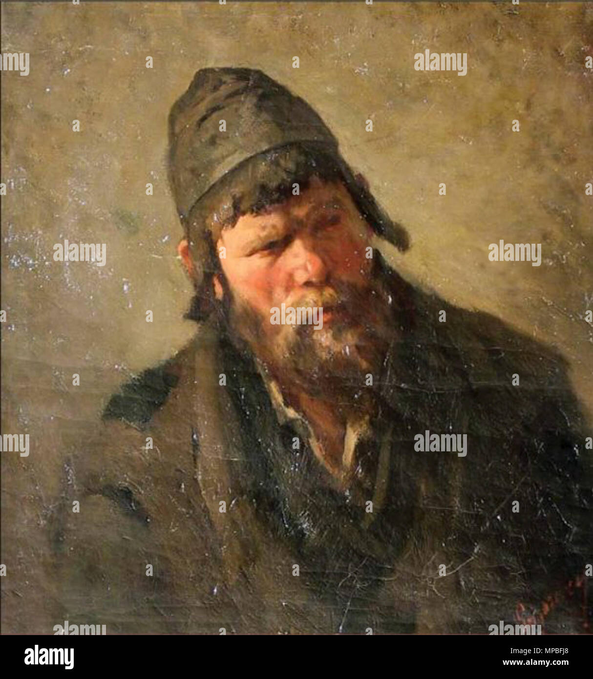 . Română: Evreu din Moldova (numel dat de George Oprescu più) sau Evreu galițian (sub numele care îl prezintă Muzeul Brukenthal din Sibiu) - semnat dreapta jos cu roșu: Grigorescu - Muzeul Național de Artă al României (astăzi la Muzeul Brukenthal din Sibiu). 1874. Nicolae Grigorescu (1838-1907) nomi alternativi Nicolae Grigorescu Jon Descrizione pittore rumeno Data di nascita e morte 15 Maggio 1838 21 Giugno 1907 Luogo di nascita e morte Română: Pitaru, judeţul Dâmboviţa Deutsch: Pitaru bei Bukarest Română: Câmpina Deutsch: Champina (Prahovatal) posizione di lavoro Rumänien, Parigi, Griechenland, ho Foto Stock