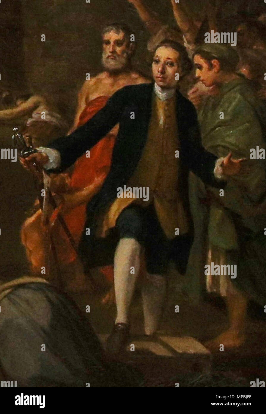 . Inglese: il terremoto del 1755, dipinta da 1756 a 1792 da João Glama Ströberle (1708-1792). Attualmente nel Museo Nazionale di Arte Antica, Lisbona, Portogallo. Português: O Terramoto de 1755, pintado entre 1756-1792 por João Glama Ströberle (1708-1792). Il Museu Nacional de Arte Antiga, Lisboa, Portogallo. Tra il 1756 e il 1792. João Glama Ströberle (1708-1792) Descrizione pittore portoghese Data di nascita e morte 1708 13 gennaio 1792 Luogo di nascita e morte di Porto di Lisbona competente controllo : Q20048103 937 O Terramoto de 1755 (1756-92) - pormenor auto-retrato Foto Stock