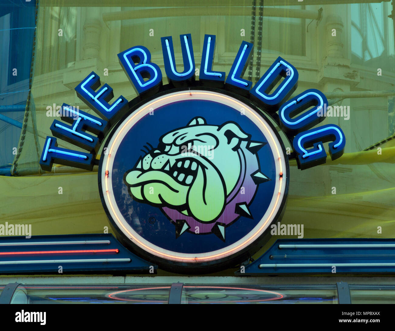 Amsterdam, Paesi Bassi-ottobre 10, 2015: bulldog coffee shop in Amsterdam Foto Stock