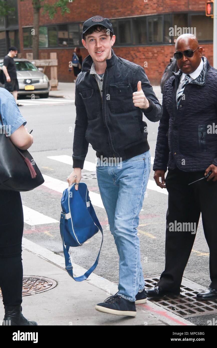 New York, NY, STATI UNITI D'AMERICA. 22 Maggio, 2018. Alex Sharp a costruire serie su maggio 22, 2018 a New York City. Credito: Diego Corredor/media/punzone Alamy Live News Foto Stock