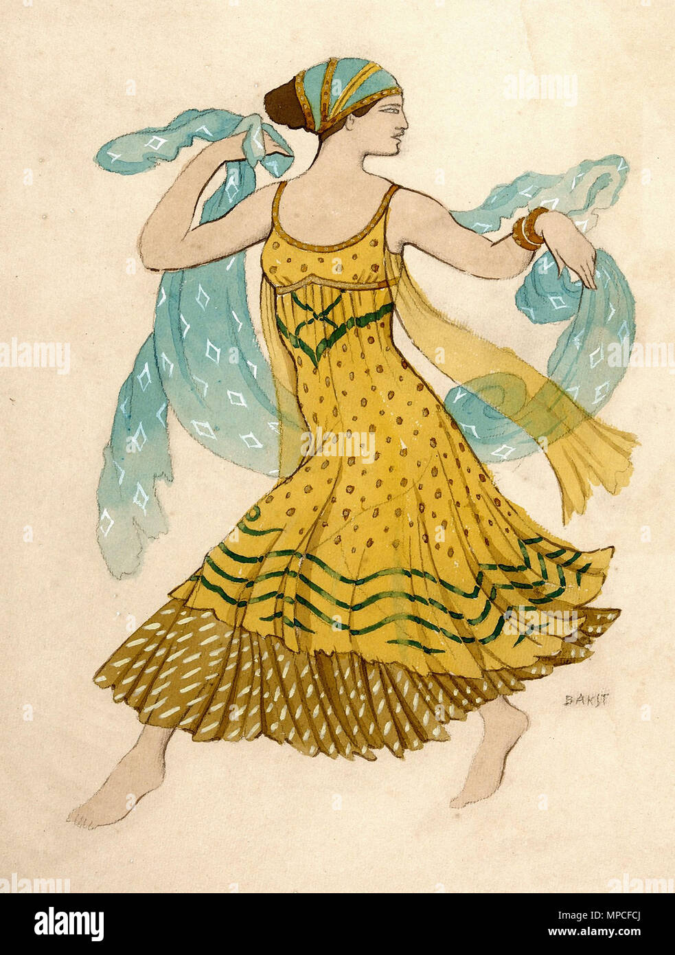 Bakst Leon - Danseres 2 Foto Stock