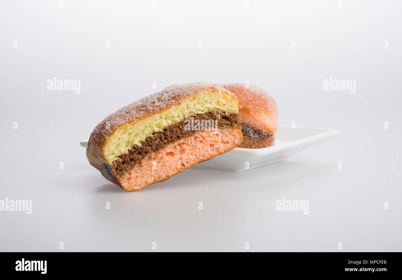 Ciambella o zucchero ciambella su uno sfondo Foto Stock