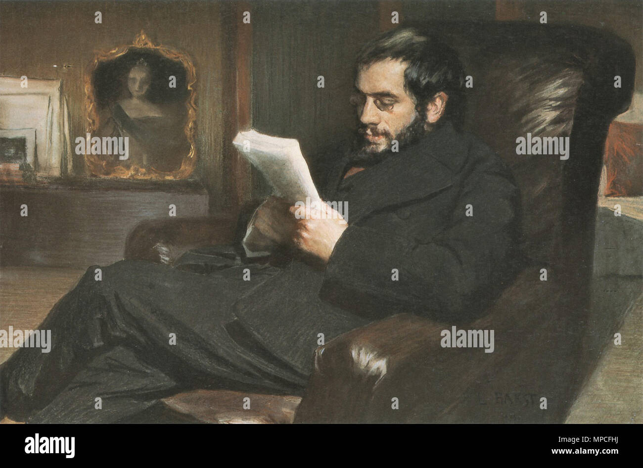 Bakst Leon - Ritratto di Alexander Benois Foto Stock