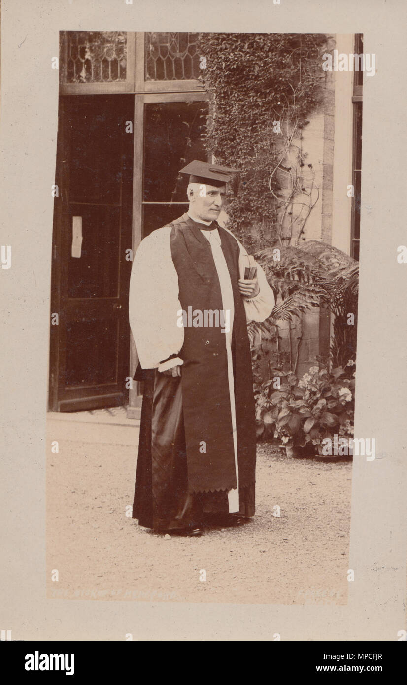 Vintage fotografia del Vescovo di Hereford Foto Stock