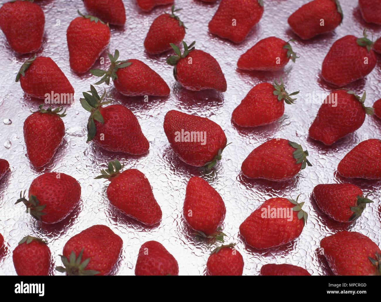 Frutta, fragole Foto Stock