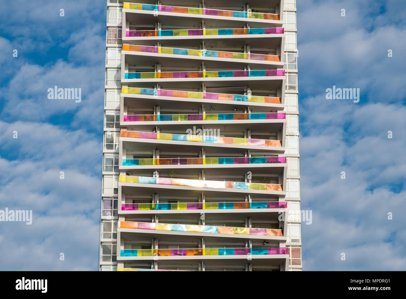 Il grattacielo moderno edificio, appartamento - immobiliare - esterno Foto Stock