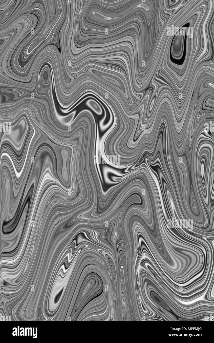Marmorizzazione marmo astratto di texture di sfondo nero Foto Stock