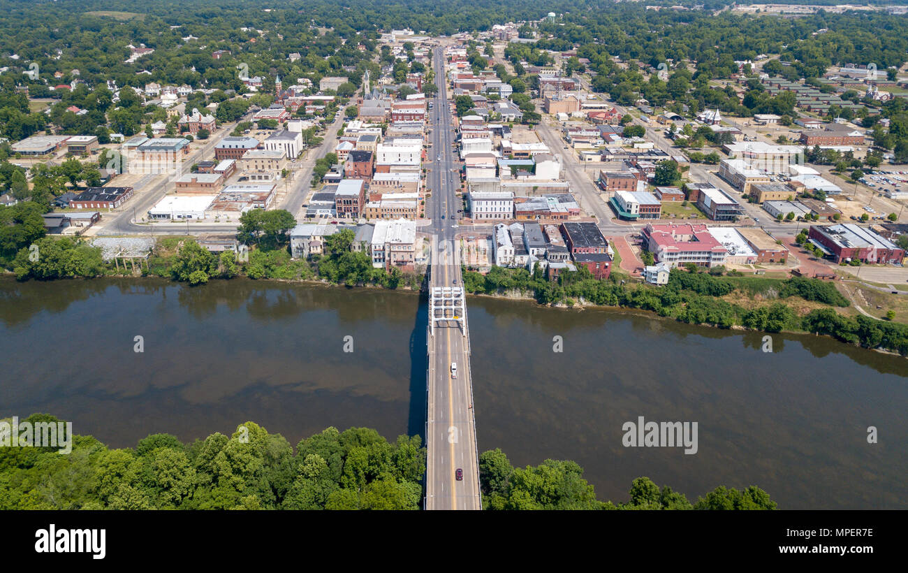 Edmund Pettus Bridge, Selma, Alabama, STATI UNITI D'AMERICA Foto Stock