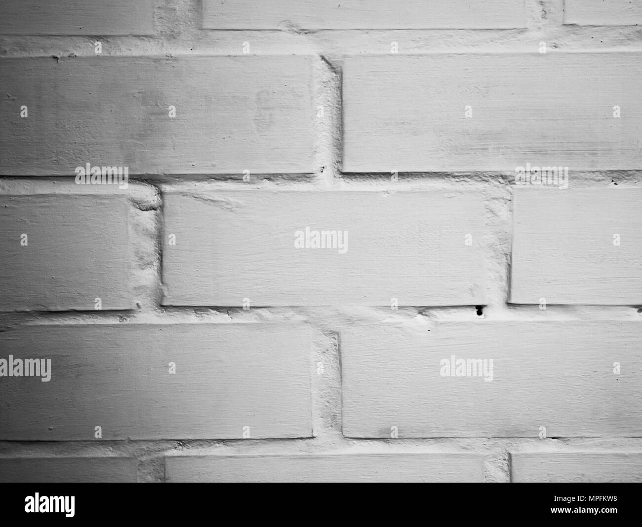 Luce Texture muro di mattoni Foto Stock