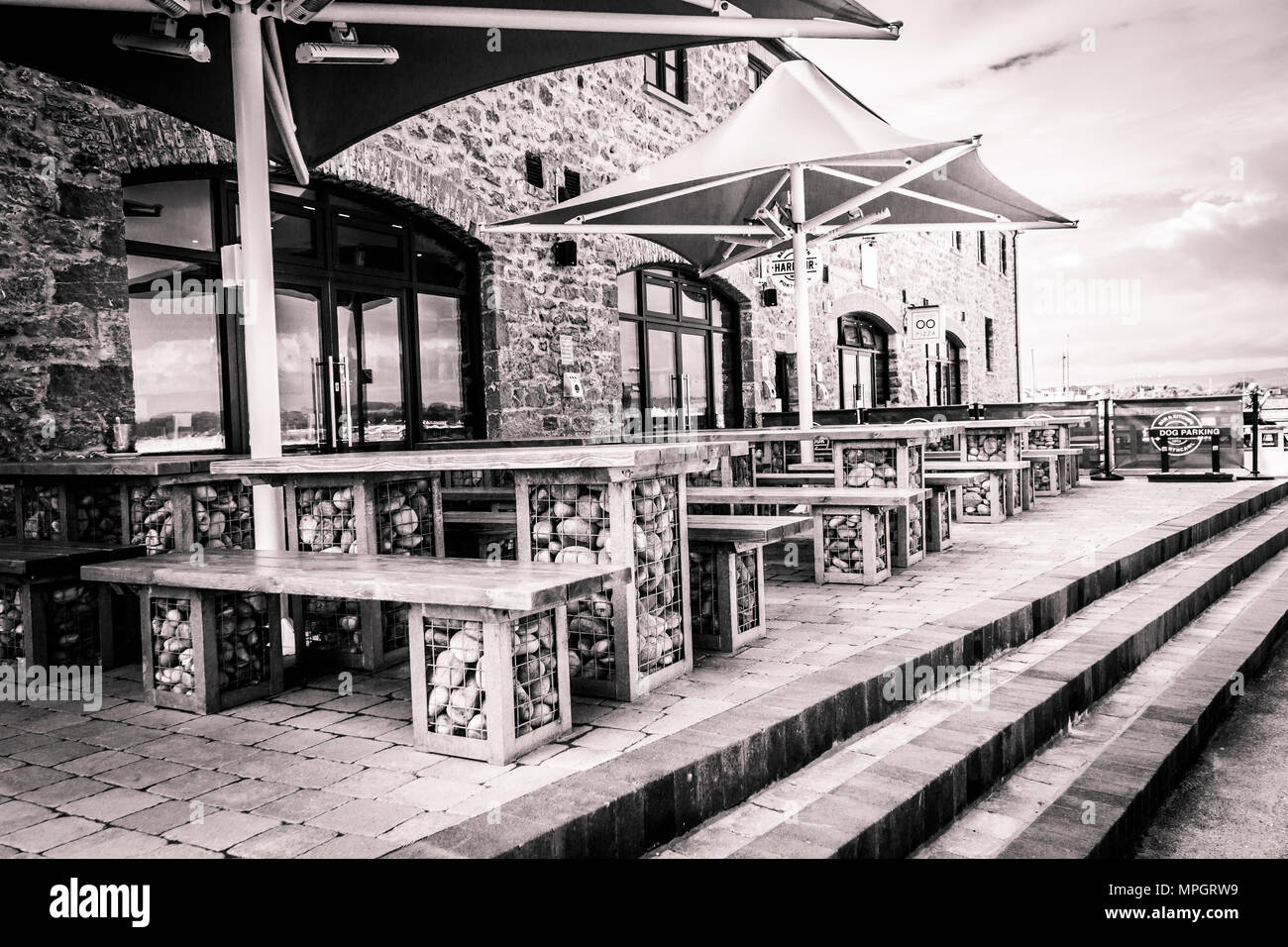 La jennings edificio, porthcawl Harbour, Galles del Sud Foto Stock