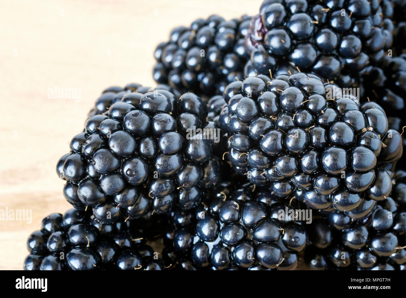 Extreme close up foto di more, profondità di campo. Foto Stock