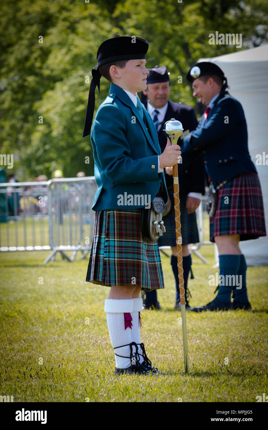 Il British Pipe Band Championships 2018 Foto Stock