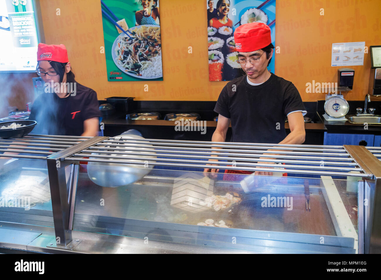 Toronto Canada, Yonge Street, Downtown Yonge, Teriyaki Experience, franchising, ristorante ristoranti cibo mangiare fuori caffè bistrot, giapponese, ethn Foto Stock