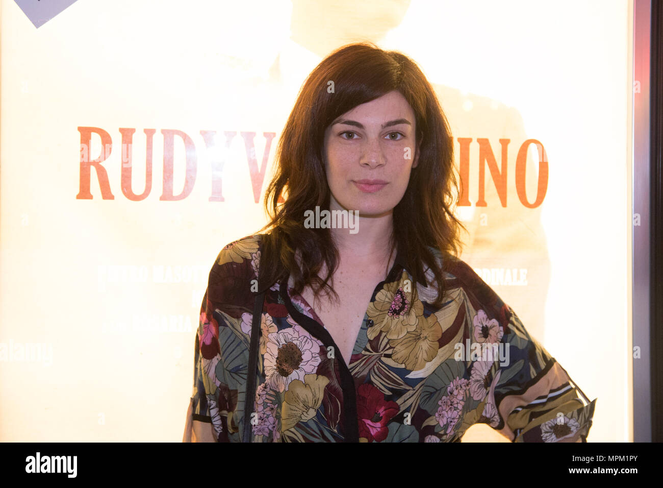 Roma, Italia. 23 Maggio, 2018. Attrice italiana Rosa Palasciano Premiere a Roma presso il Cinema Adriano del film italiano "Rudy Valentino' Credit: Matteo Nardone/Pacific Press/Alamy Live News Foto Stock