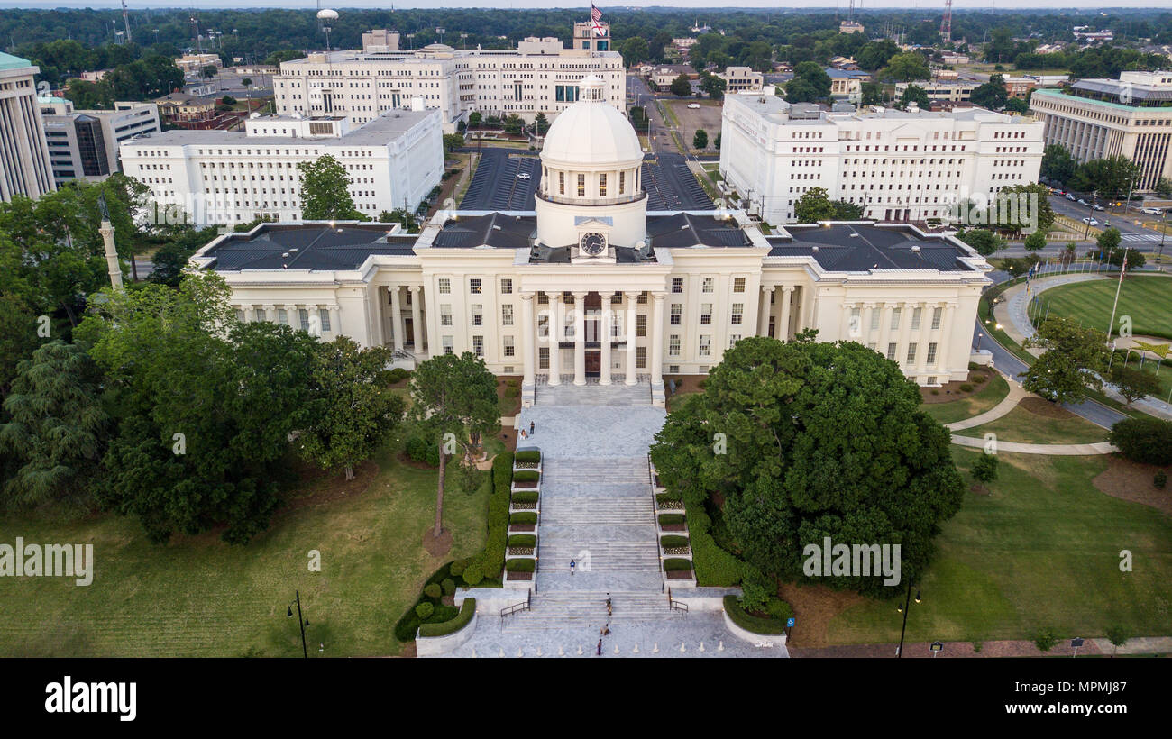 Alabama State Capitol Building, Montgomery, Alabama, STATI UNITI D'AMERICA Foto Stock