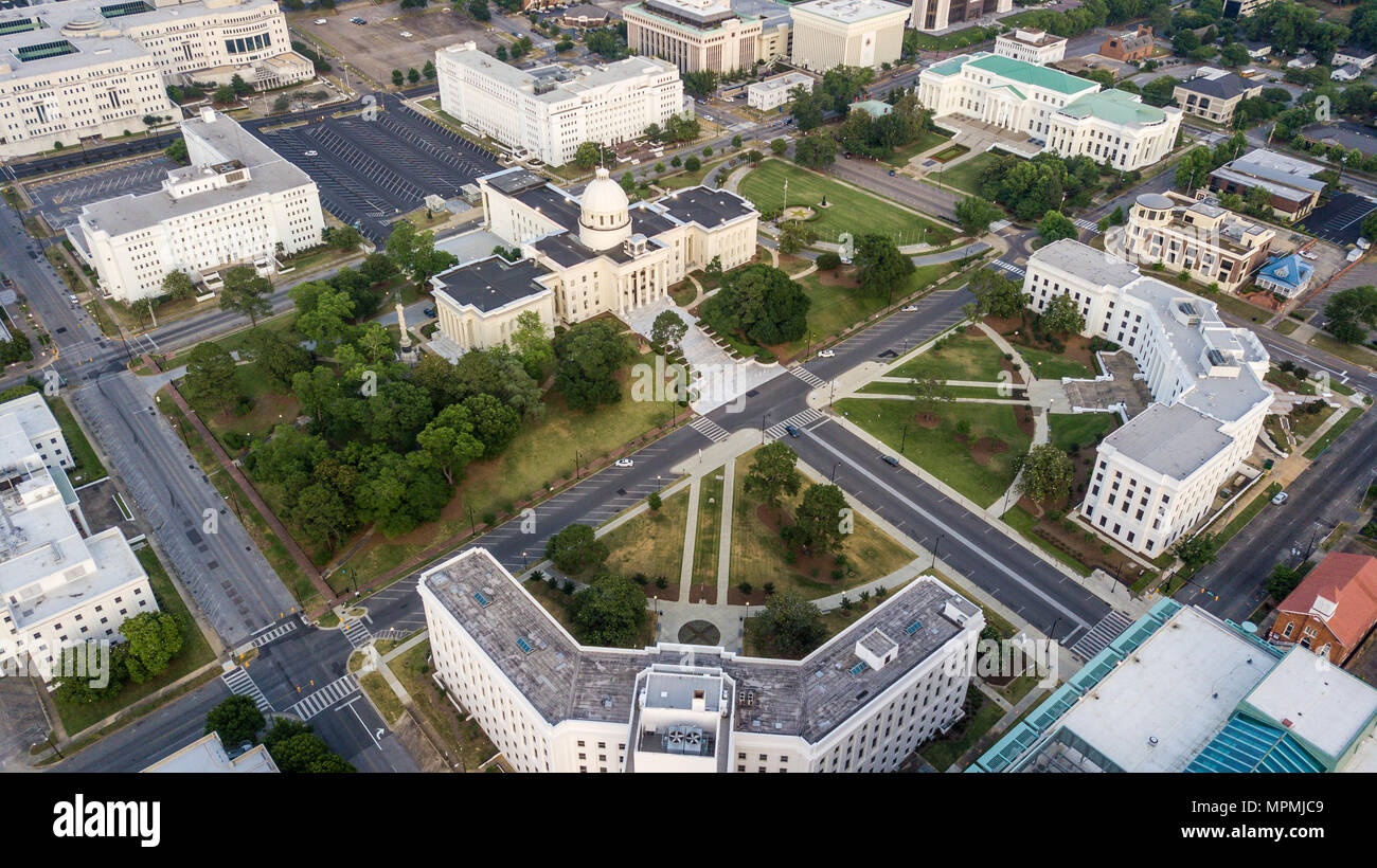 Alabama State Capitol Building, Montgomery, Alabama, STATI UNITI D'AMERICA Foto Stock