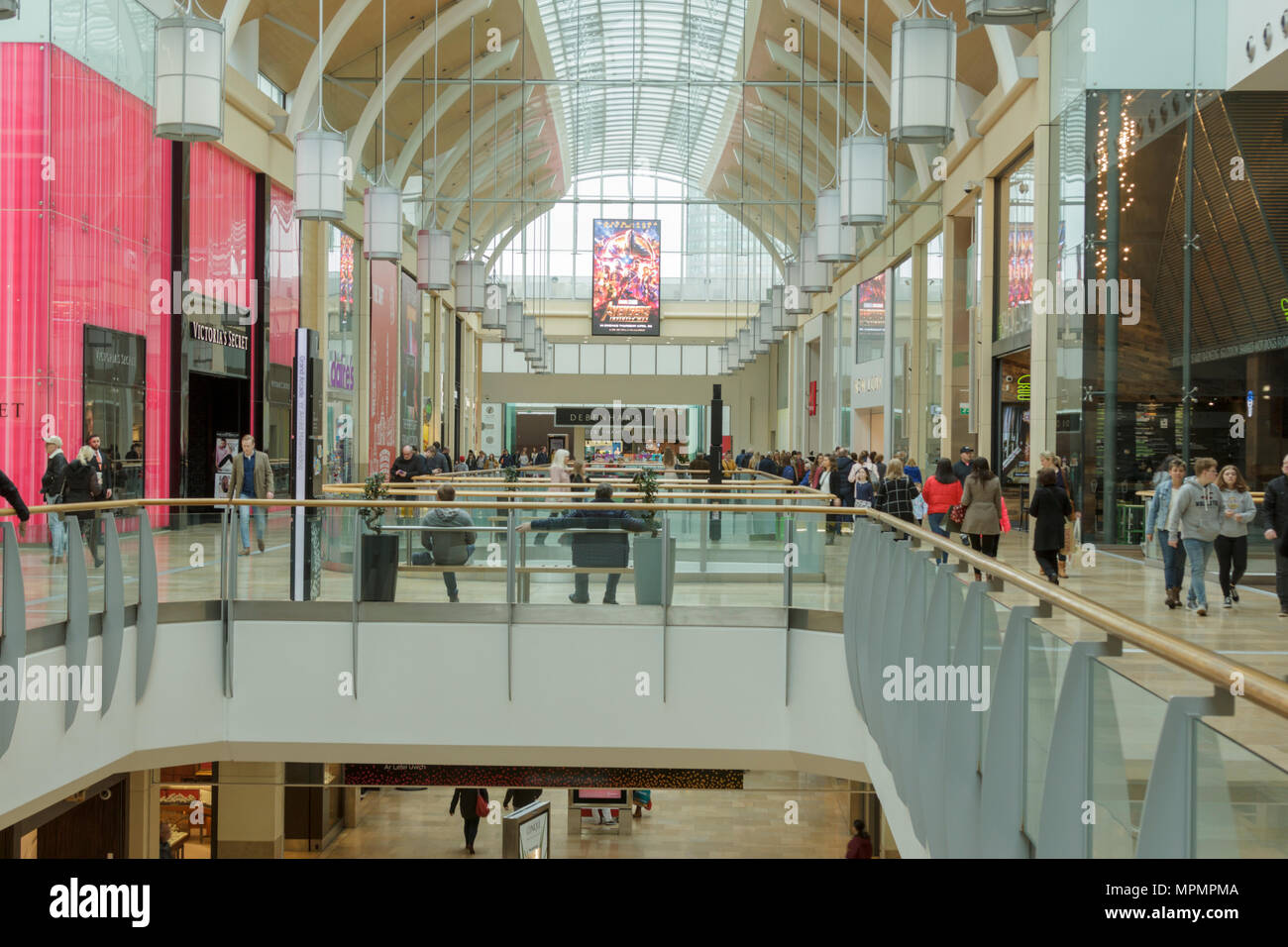 St David's Shopping Centre, Cardiff. Foto Stock