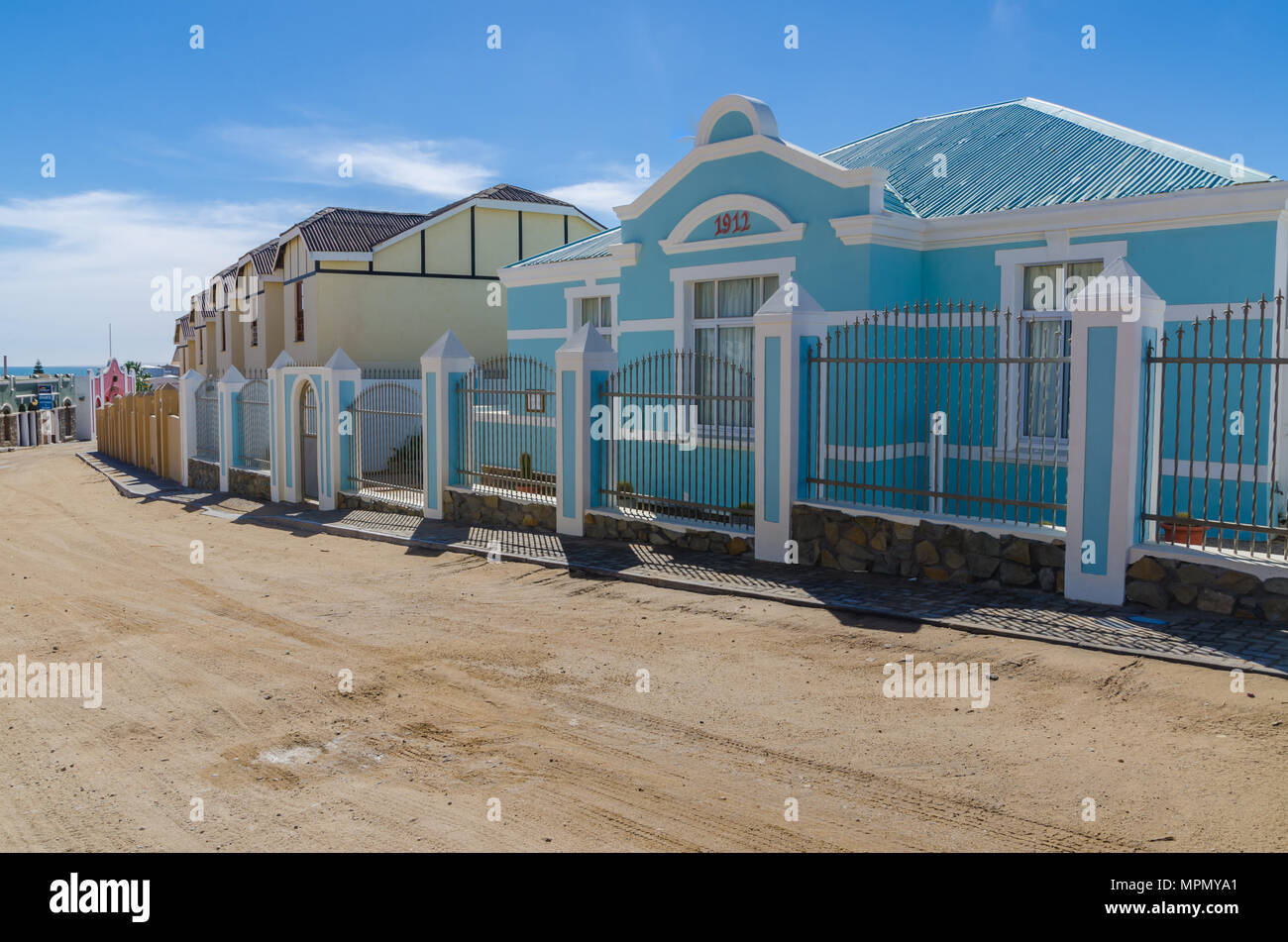 Storici edifici coloniali del tedesco tempi coloniali Foto Stock