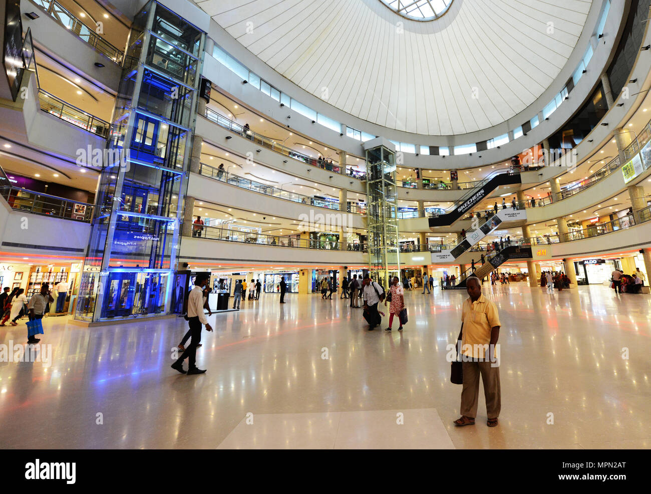 L'Express Avenue Mall a Chennai, India. Foto Stock