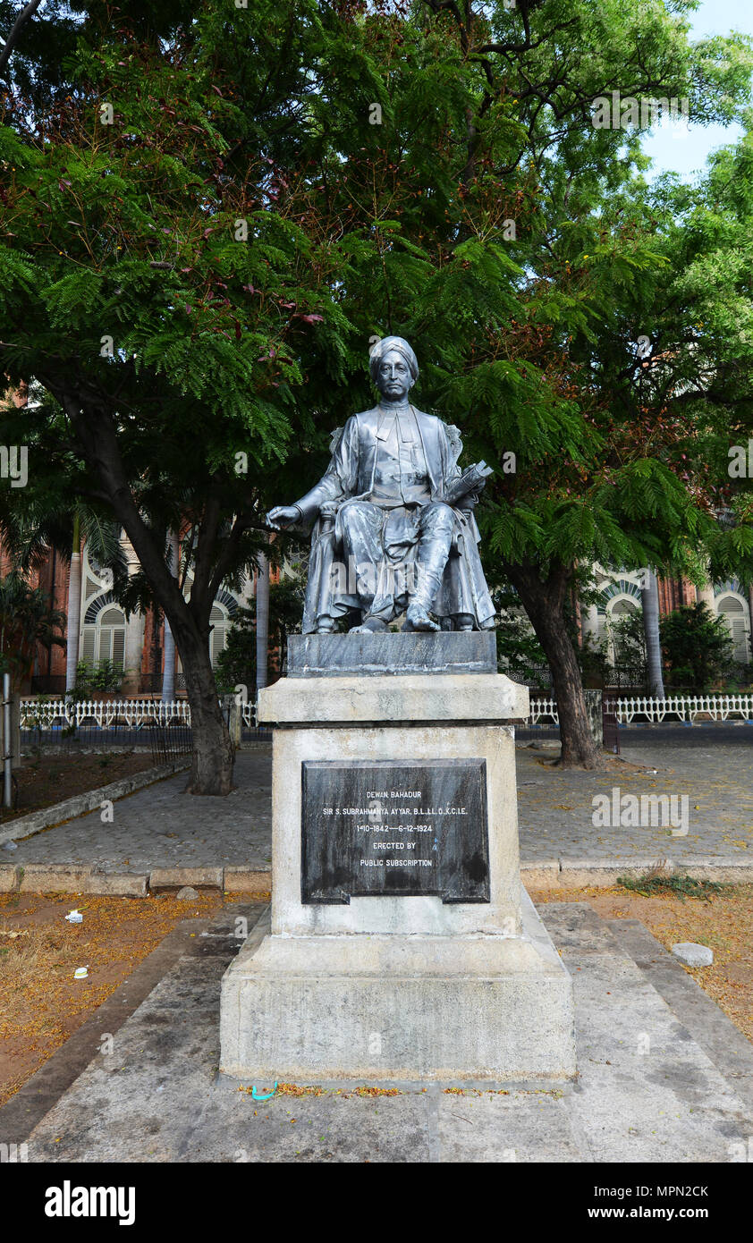 L'Università degli Studi di Madras di Chennai, nello Stato del Tamil Nadu, India. Foto Stock