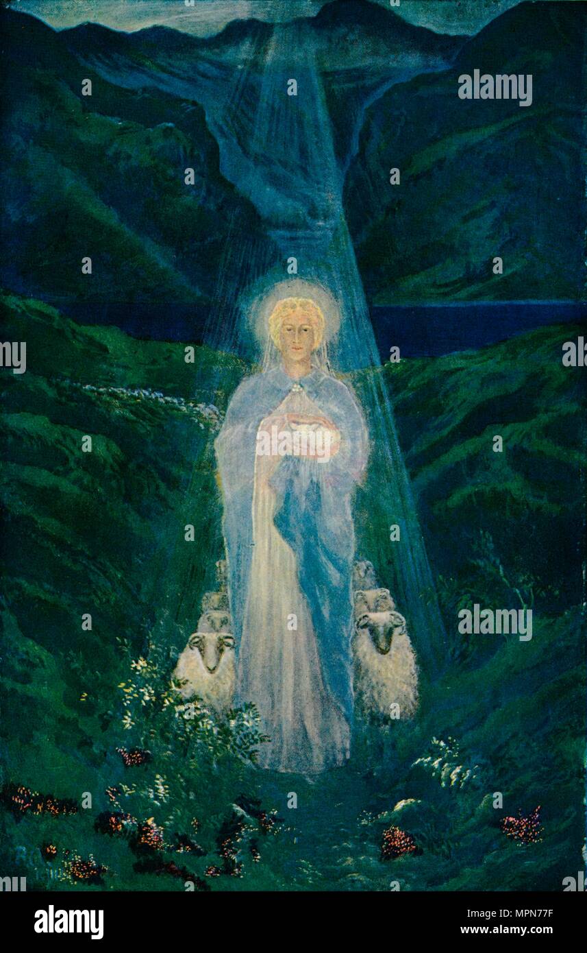 "La nascita di una nuova età', c1910, (1911). Artista: Miss B Adams. Foto Stock