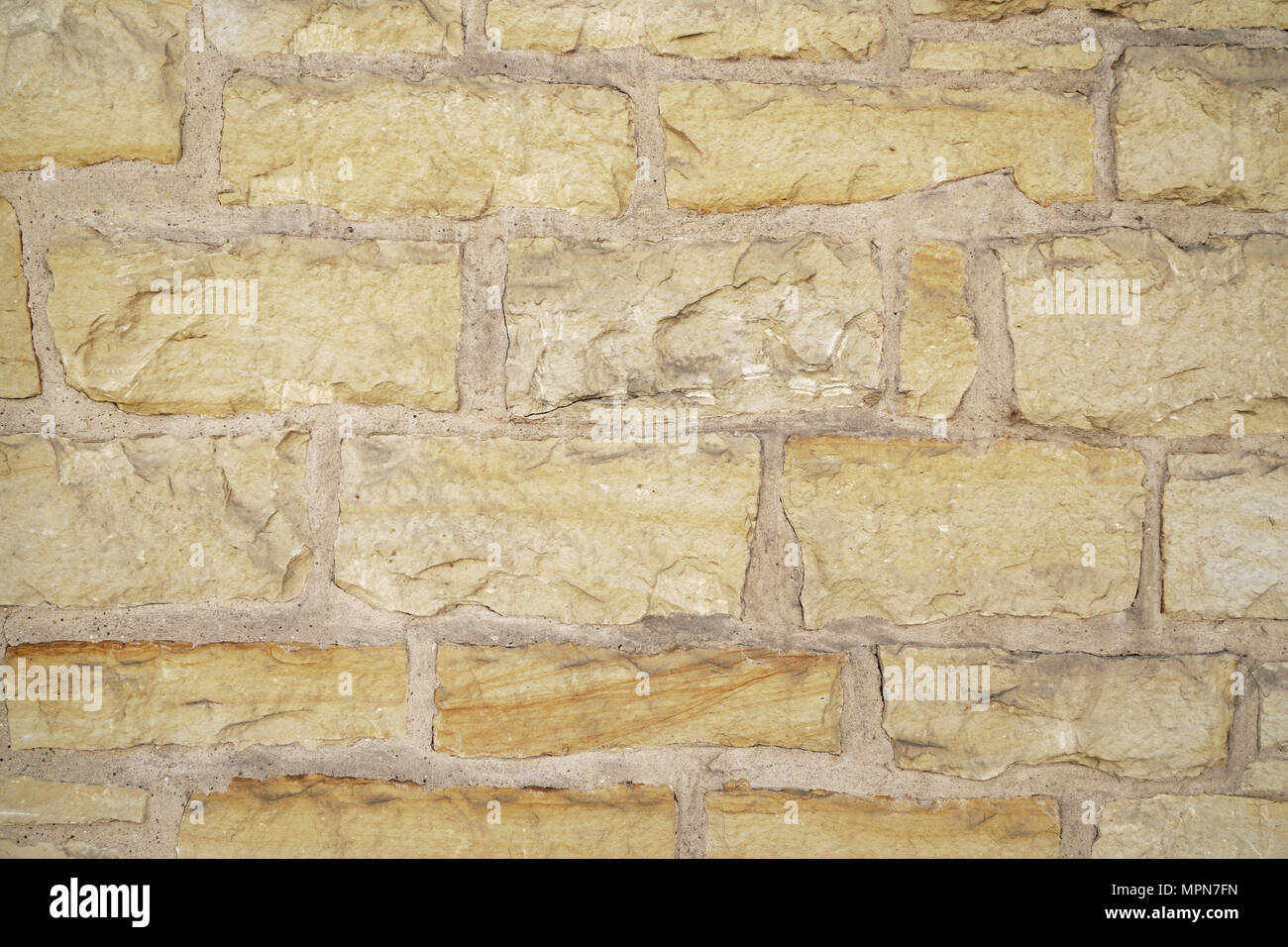 Muro di pietra naturale in muratura texture di sfondo pattern Foto Stock