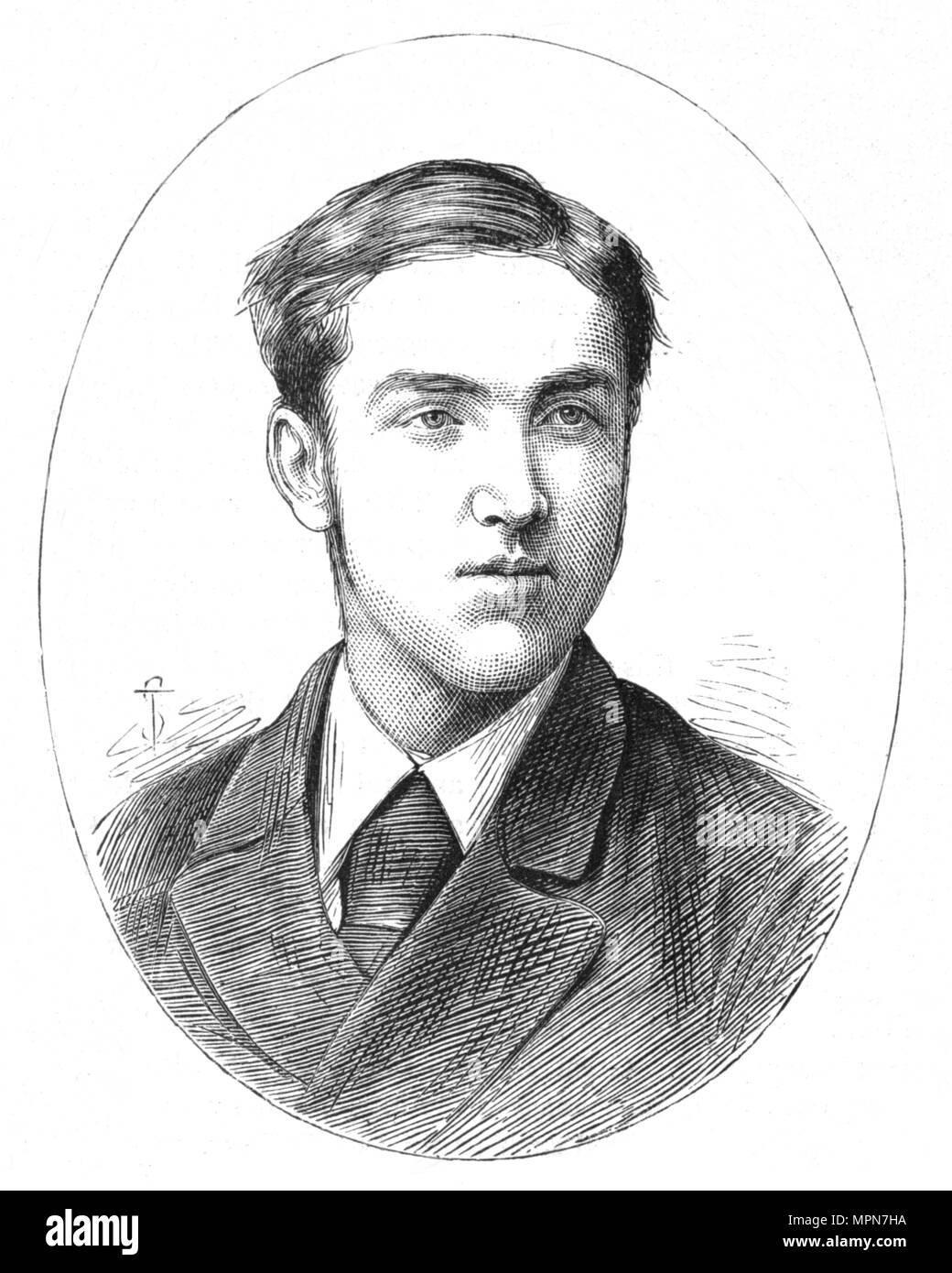 'Sergeant R. G. Scott, V.C., Cape montato fucili', C1880. Artista: sconosciuto. Foto Stock