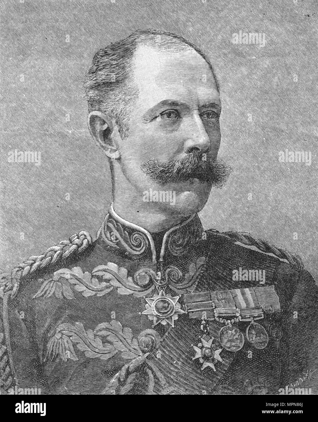 'General sir Herbert Stewart', c1881-85. Artista: sconosciuto. Foto Stock