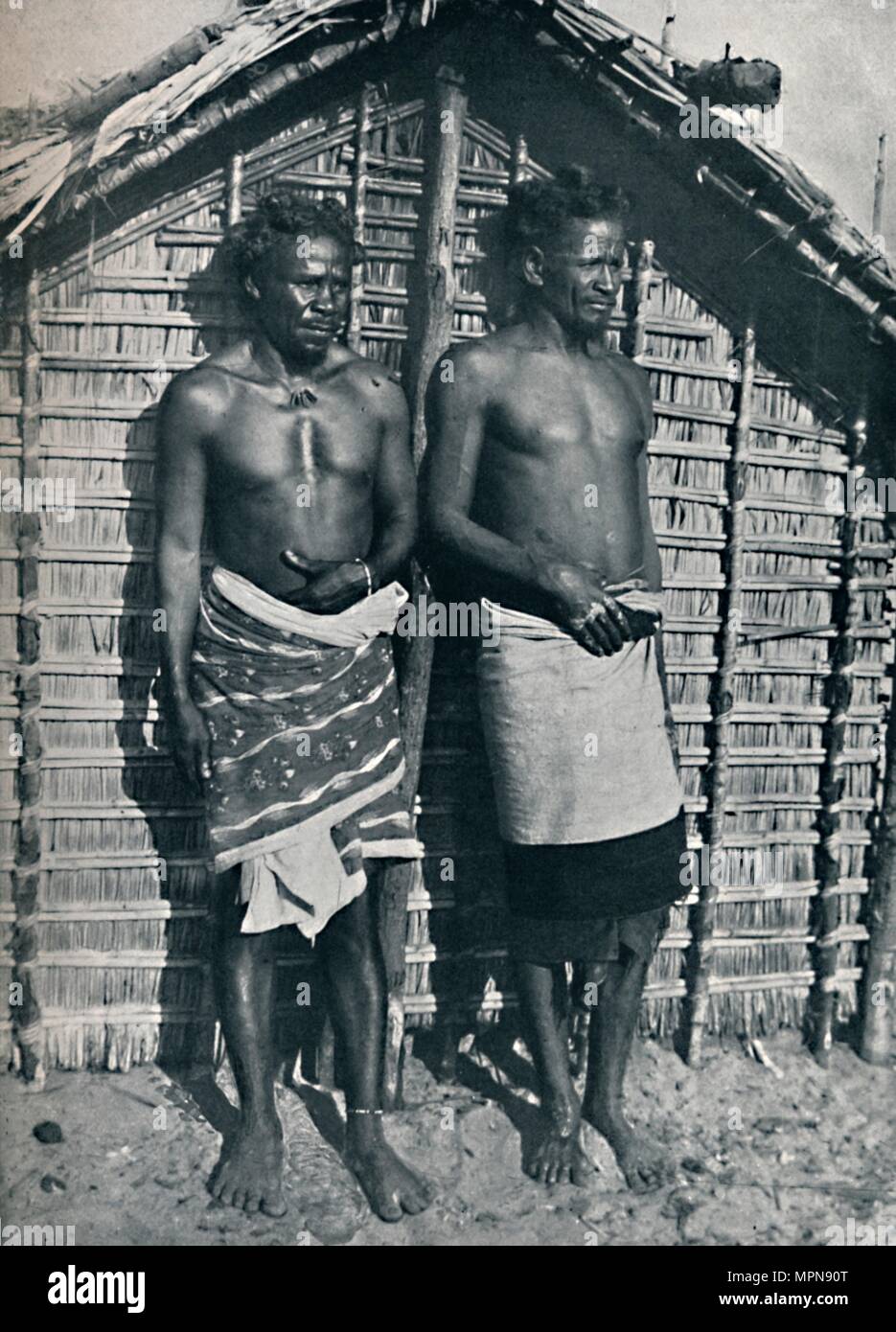 Tipi di Sakalava di Menabe, occidentale del Madagascar, 1912. Artista: sconosciuto. Foto Stock