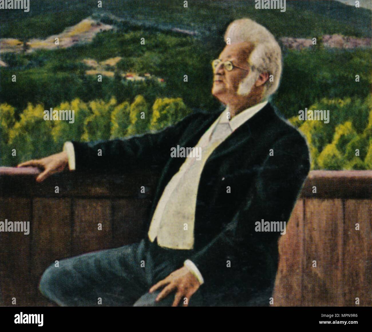 "Björnstjerne Björnson 1832-1910. - Gemälde von Erik Werenskiold', 1934. Artista: sconosciuto. Foto Stock