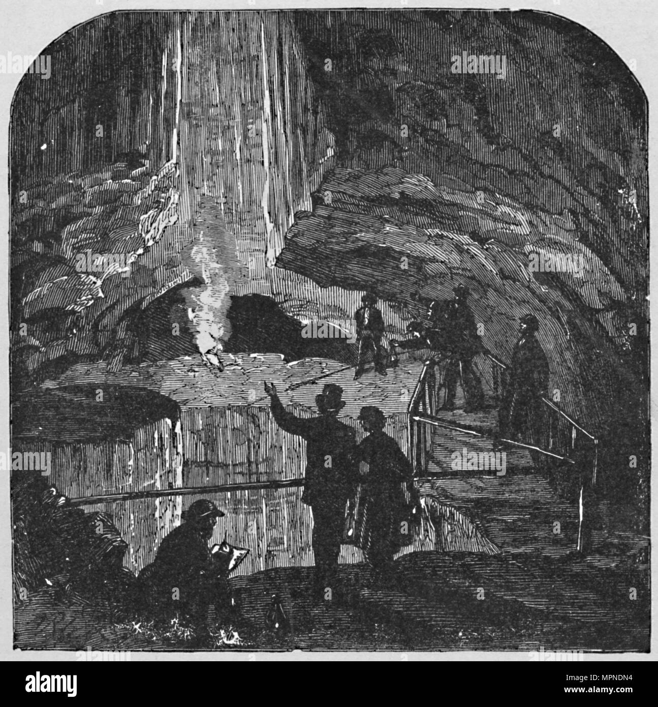 "L'Abisso", 1883. Artista: sconosciuto. Foto Stock