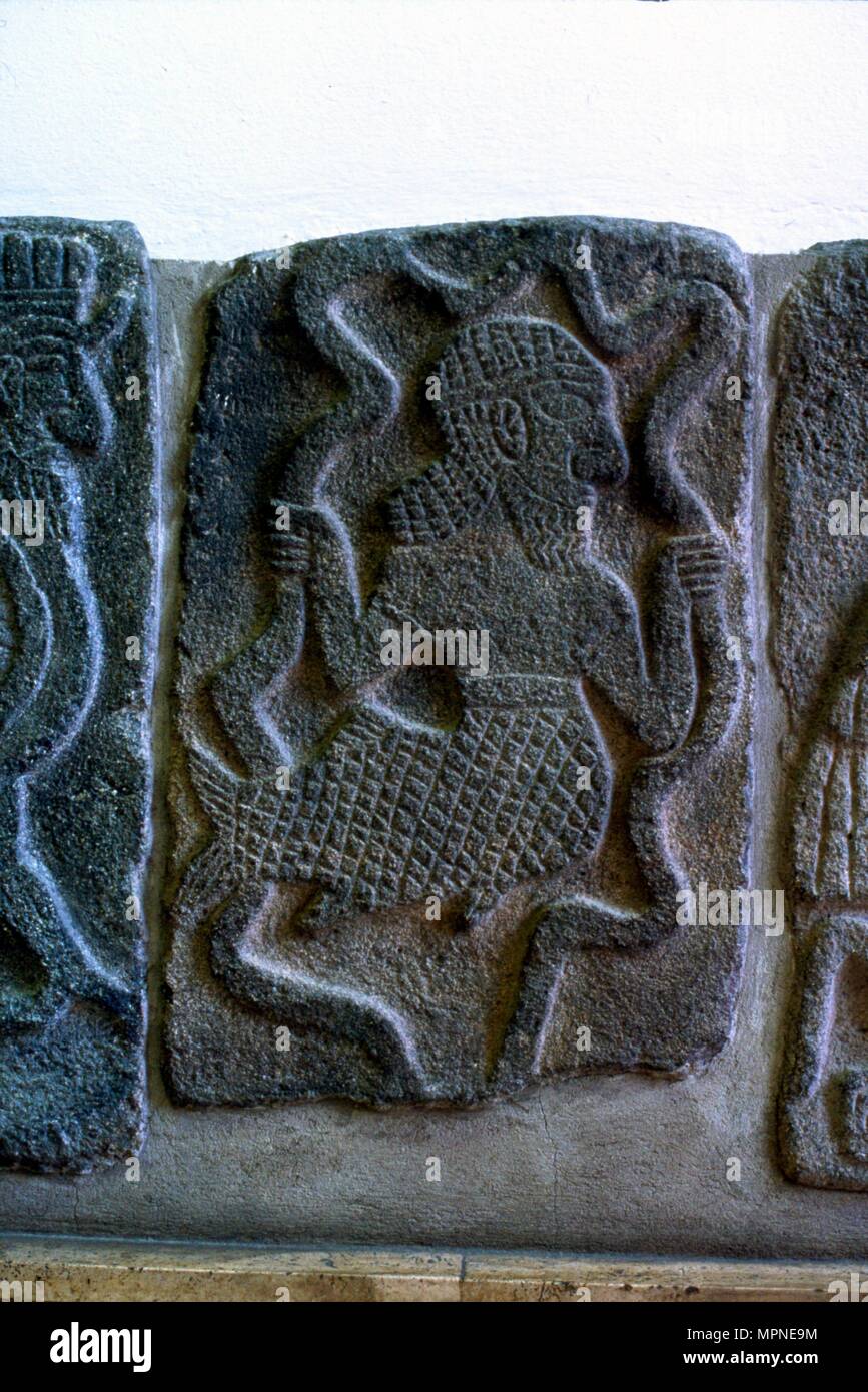 Hittie rilievo, Tel Halaf, 6100 BC - 5100 BC. Artista: sconosciuto. Foto Stock