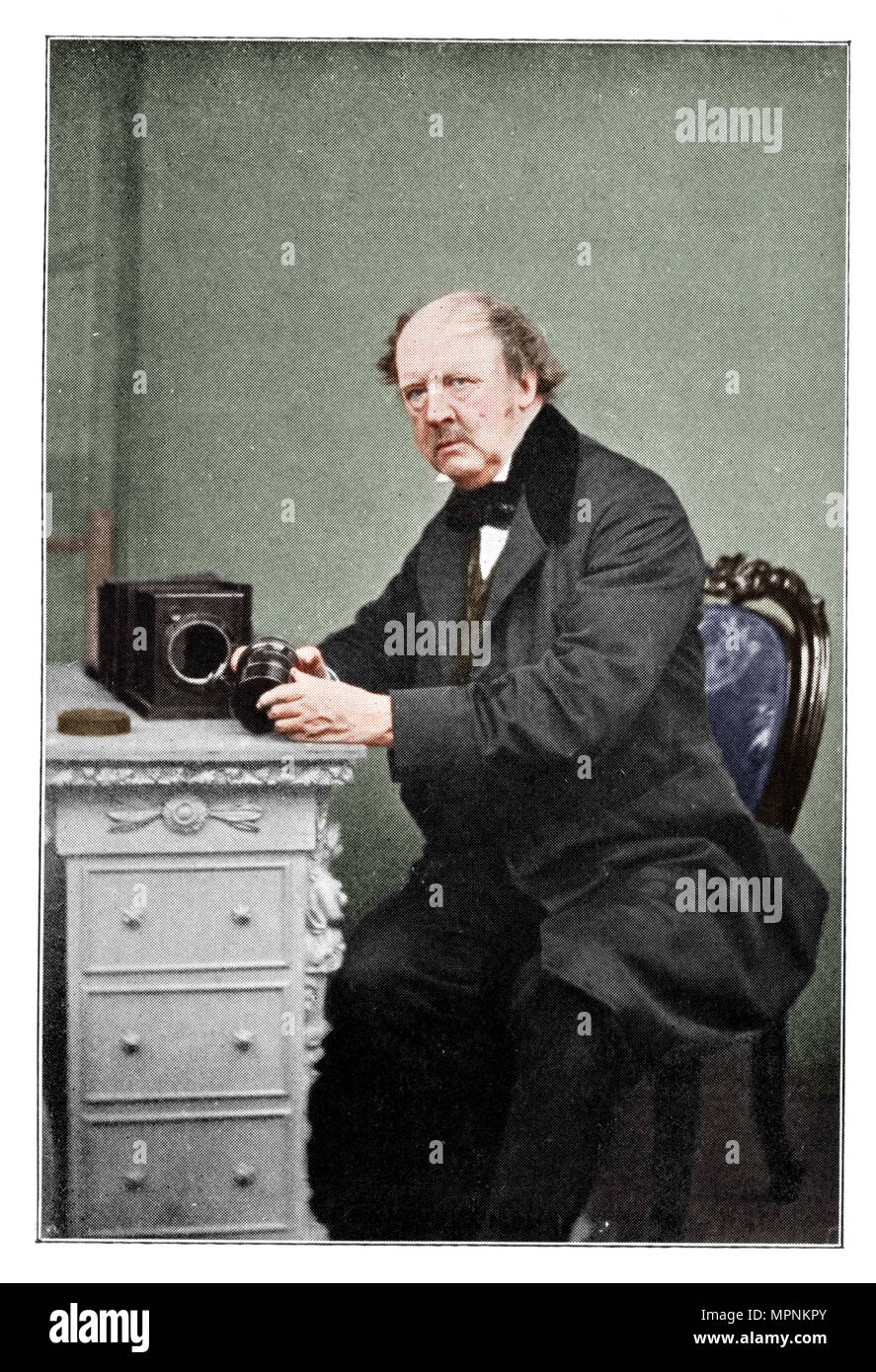 WH Fox Talbot, British pioniere della fotografia, 1901. Artista: sconosciuto. Foto Stock