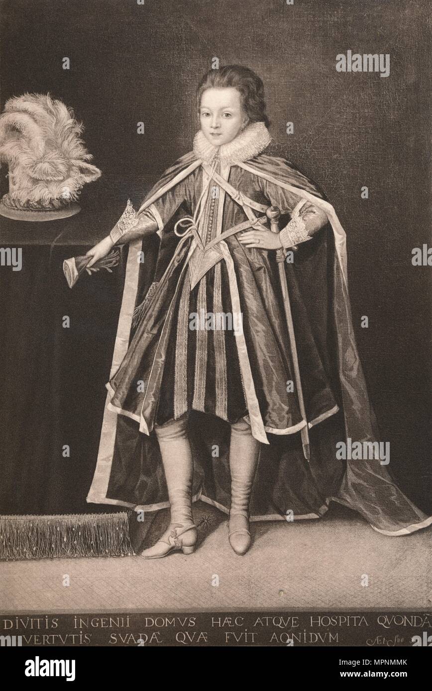 "Henry, Principe di Galles, c cinquecento, (1904). Artista: sconosciuto. Foto Stock