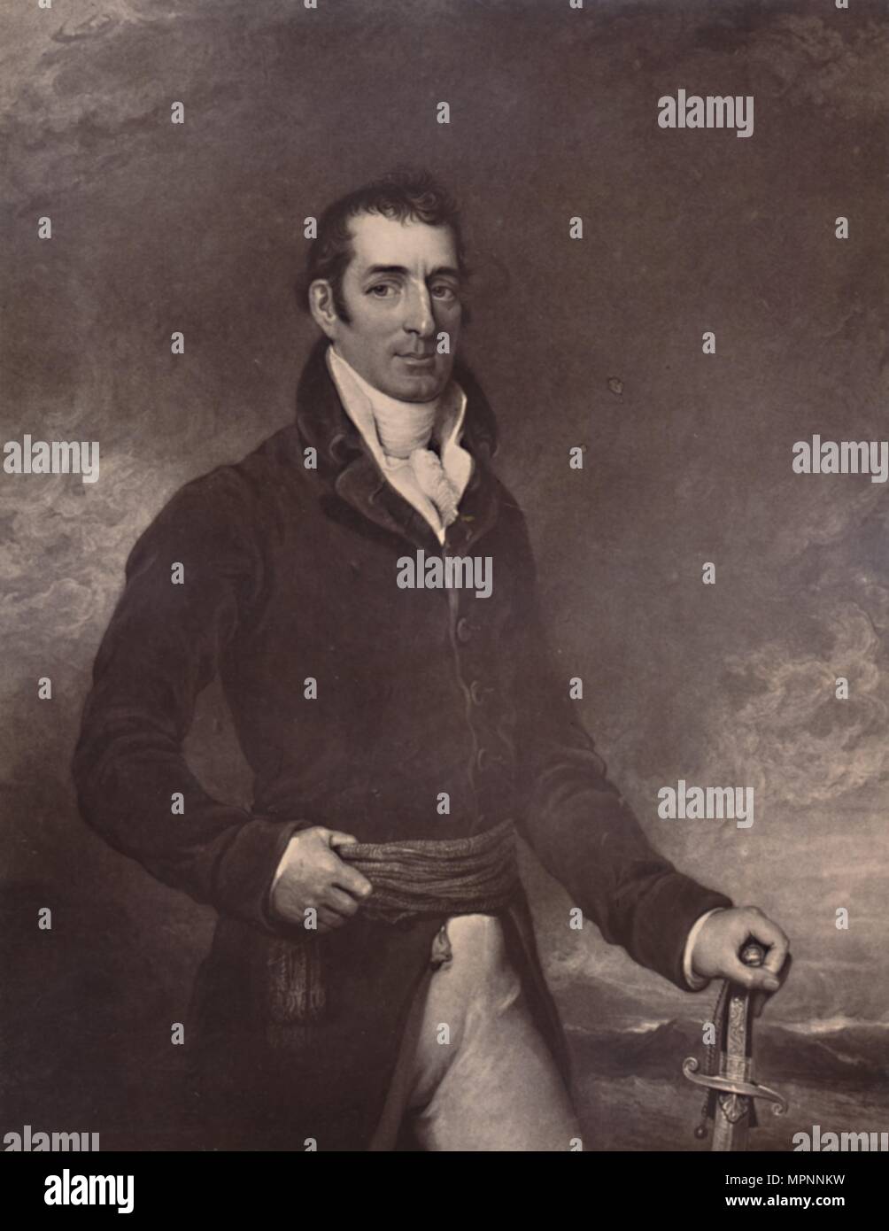 Arthur Wellesley, primo duca di Wellington, soldato irlandese e del politico c1817 (1894). Artista: Charles Turner. Foto Stock