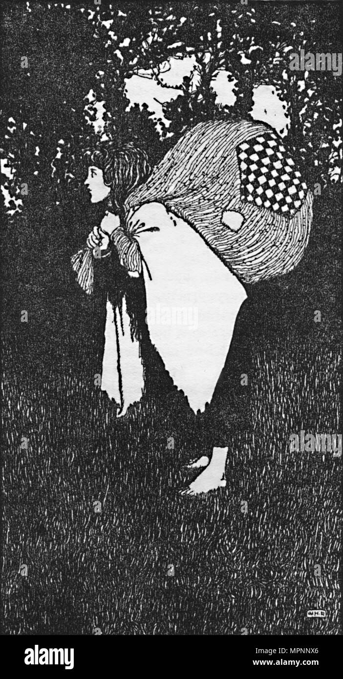 'L'Kitchen-Maid', C1930. Artista: W Heath Robinson. Foto Stock